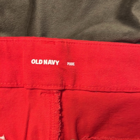 Old Navy pixie pants red 14 - Picture 2 of 7